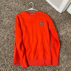 Mens Orange Alumnus Crewneck Size Medium